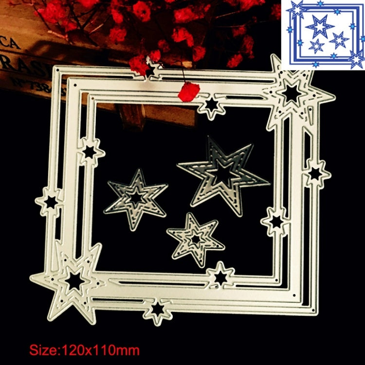 Pentagramm Rand Schneidemesser Stanzform Scrapbook DIY Material, Pentagramm Randform