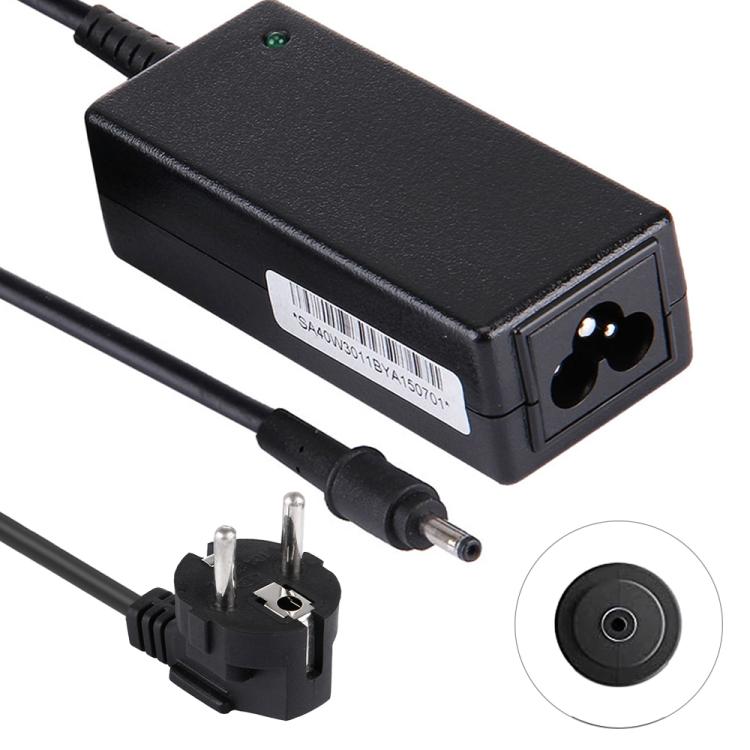 40W 19V 2,1A Netzadapter Stromversorgung für Samsung AD-4019W / AA-PA2N40L / BA44-00278A / NP900X1A / NP900X1B, Anschluss: 3,0x1,1mm, EU-Stecker