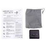 Weltweit universeller Reiseadapter mit versteckbaren Steckern & eingebauten Dual-USB-Ladeports für US, UK, AU, EU