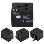 5V 2,1A Doppel USB Stromsteckdosen Ladeadapter, UK / EU / US / AU Stecker, 5V 2,1A