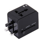 5V 2,1A Doppel USB Stromsteckdosen Ladeadapter, UK / EU / US / AU Stecker, 5V 2,1A