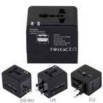 5V 2,1A Doppel USB Stromsteckdosen Ladeadapter, UK / EU / US / AU Stecker, 5V 2,1A