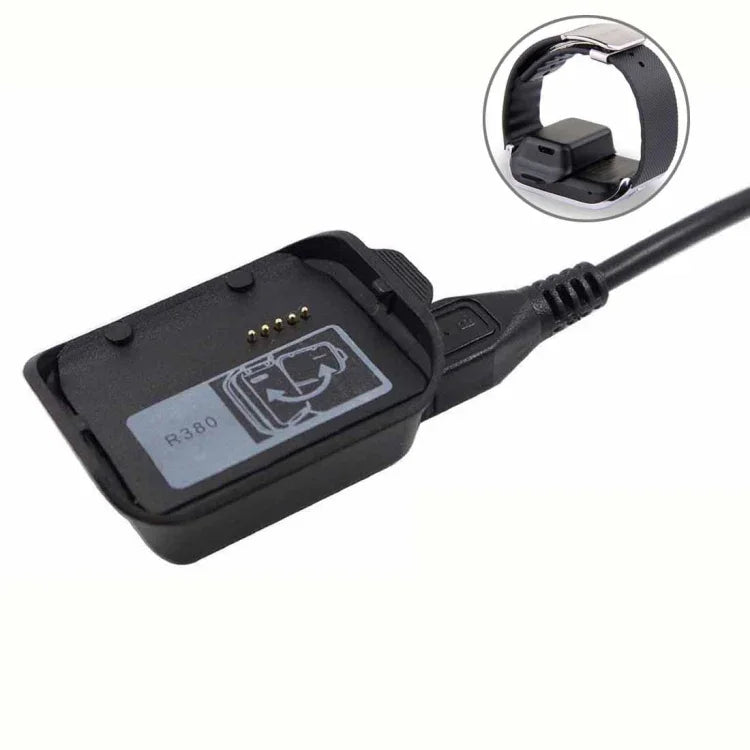 Ladestation mit USB-Kabel für Samsung Gear 2 R380 (Schwarz)