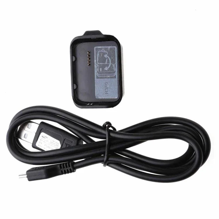 Ladestation mit USB-Kabel für Samsung Gear 2 R380 (Schwarz)