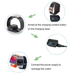 Ladestation mit USB-Kabel für Samsung Gear 2 R380 (Schwarz)