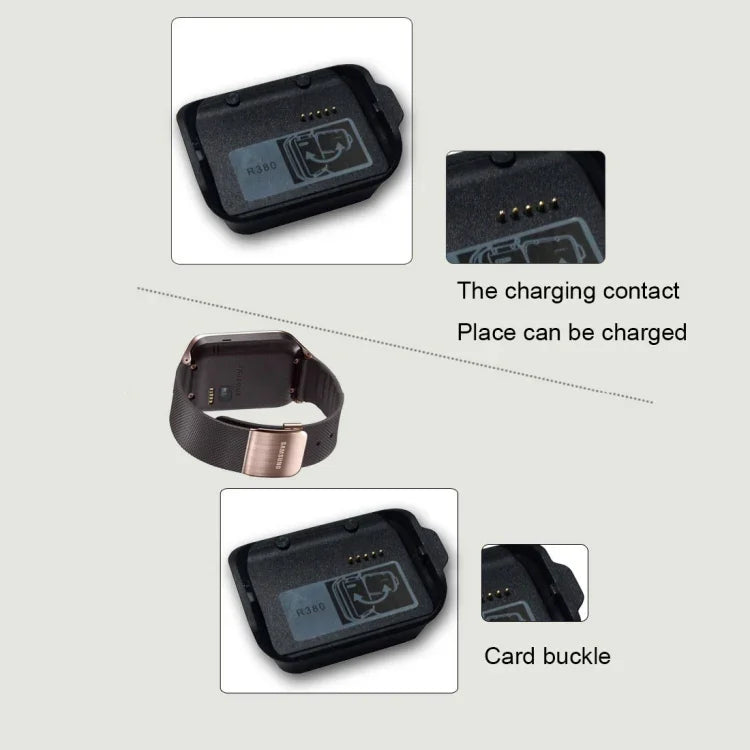 Ladestation mit USB-Kabel für Samsung Gear 2 R380 (Schwarz)