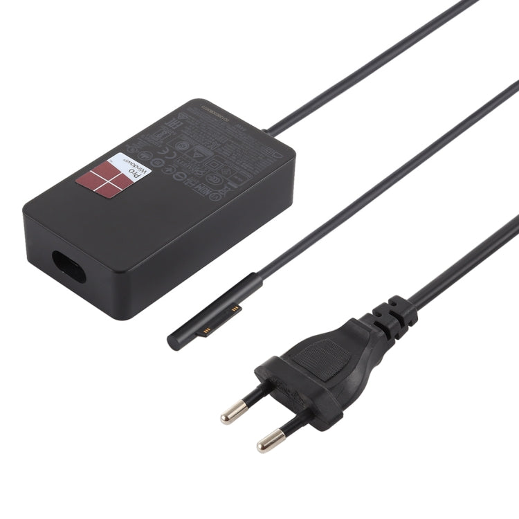 44W 15V 2,58A Netzadapter Stromversorgung für Microsoft Surface Pro 5 1796 / 1769, EU-Stecker, EU-Stecker
