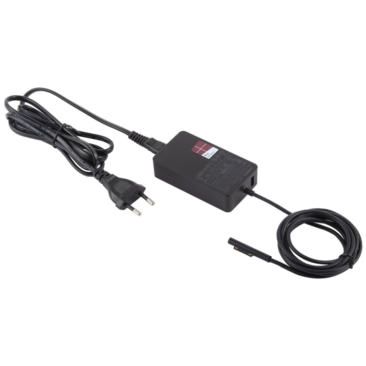 44W 15V 2,58A Netzadapter Stromversorgung für Microsoft Surface Pro 5 1796 / 1769, EU-Stecker, EU-Stecker