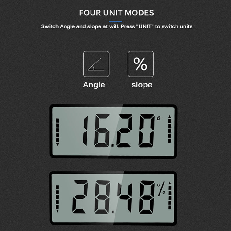 Mini Multi-Winkel Flip Starker Magnetischer Adsorptions-Winkelmesser Digitaler Neigungsmesser, Adsorptions-Winkelmesser