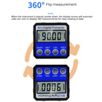 Mini Multi-Winkel Flip Starker Magnetischer Adsorptions-Winkelmesser Digitaler Neigungsmesser, Adsorptions-Winkelmesser