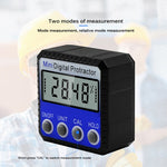 Mini Multi-Winkel Flip Starker Magnetischer Adsorptions-Winkelmesser Digitaler Neigungsmesser, Adsorptions-Winkelmesser