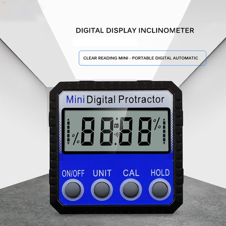 Mini Multi-Winkel Flip Starker Magnetischer Adsorptions-Winkelmesser Digitaler Neigungsmesser, Adsorptions-Winkelmesser
