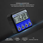Mini Multi-Winkel Flip Starker Magnetischer Adsorptions-Winkelmesser Digitaler Neigungsmesser, Adsorptions-Winkelmesser