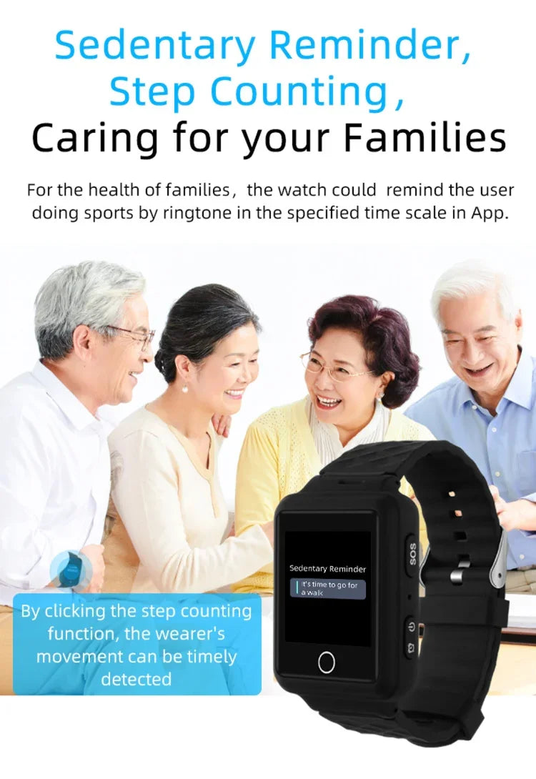 REACHFAR RF-V46-B GPS Smart Tracker Armband, unterstützt SOS / Kamera / Gesundheitsmanagement / 4G LTE / Blutdruck / Herzfrequenz, für Nordamerika / Südamerika, RF-V46-B