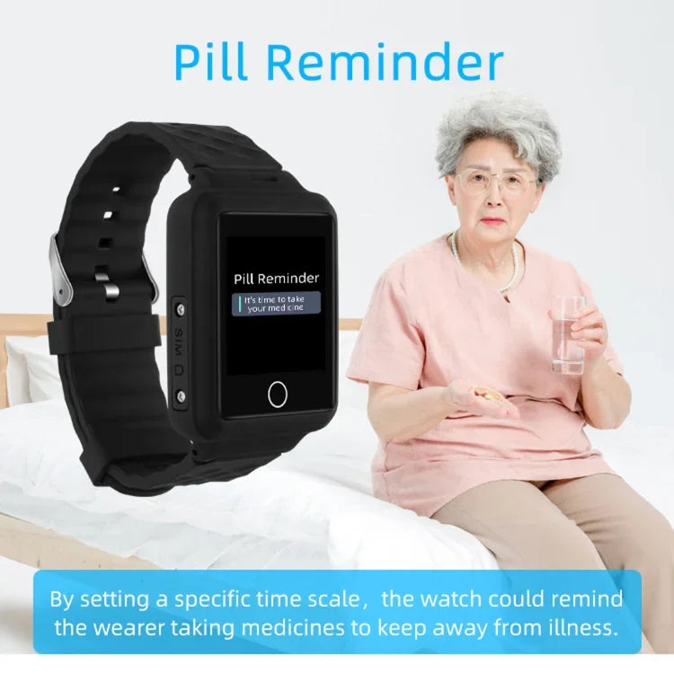 REACHFAR RF-V46-B GPS Smart Tracker Armband, unterstützt SOS / Kamera / Gesundheitsmanagement / 4G LTE / Blutdruck / Herzfrequenz, für Nordamerika / Südamerika, RF-V46-B