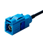 20cm SMA-Buchse-Winkel auf Fakra-Z-Buchse-Adapter RG174-Kabel, SMA-Buchse-Winkel auf Fakra-Z-Buchse