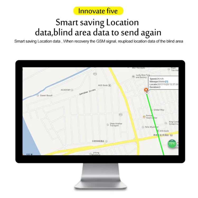 TK108 2G 2PIN Echtzeit Auto LKW Fahrzeug GPS Tracker, unterstützt AGPS, 2PIN