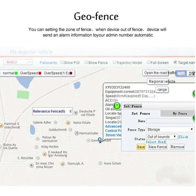TK108 2G 2PIN Echtzeit Auto LKW Fahrzeug GPS Tracker, unterstützt AGPS, 2PIN