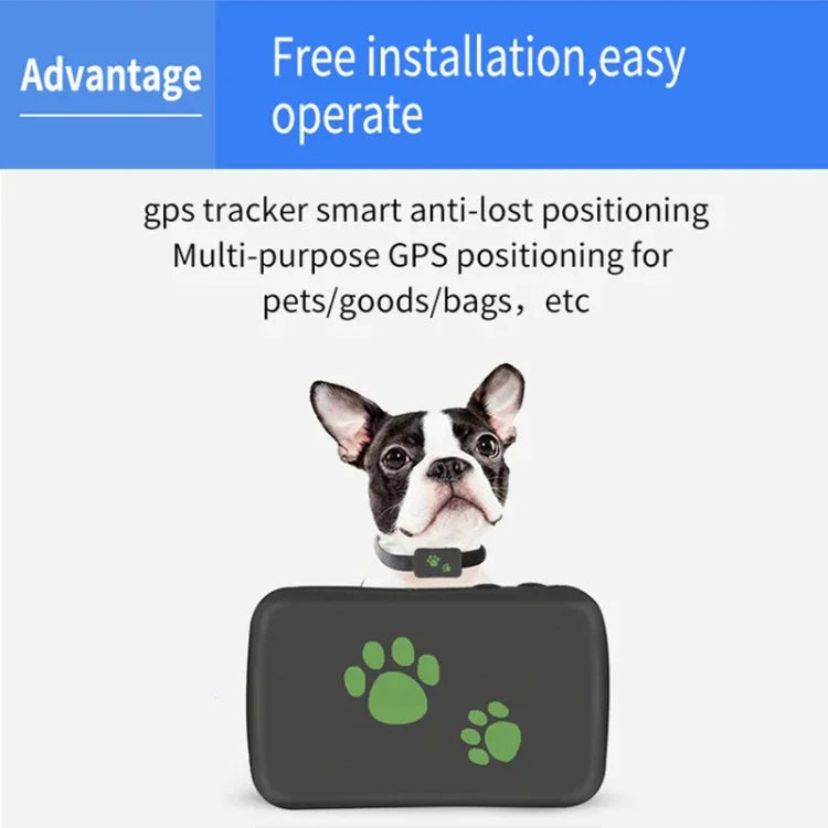 TK203 4G GPS / GPRS / GSM Personen- / Waren- / Haustier- / Taschenortungsgerät mit Echtzeit-Tracking-Funktion für Haustierhalsbänder, TK203