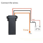 KH-901 Mini Wasserdichter 2G GSM 4-Pin GPS Tracker für Auto Motorrad Fahrzeug, 6-60V, KH-901