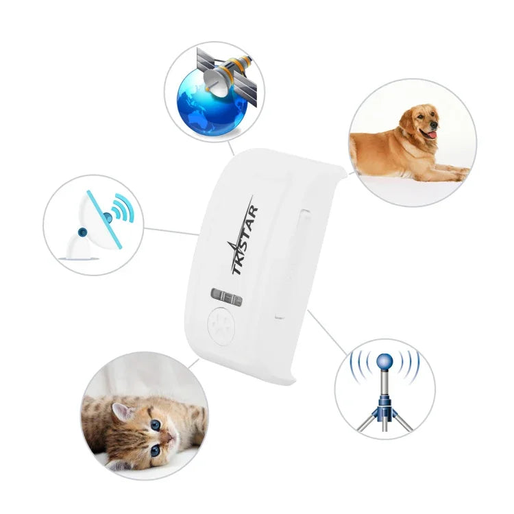 TK-909 GPS / GPRS / GSM Haustier-Ortungsgerät mit Echtzeit-Tracking-Funktion für Haustiere, TK-909