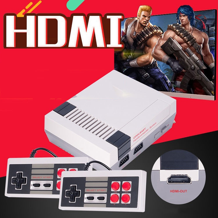 Retro Klassische TV Mini HDMI HD Videospielkonsole, eingebaut 600 Spiele, EU-Stecker, 600 Spiele (EU-Stecker), 600 Spiele (US-Stecker)
