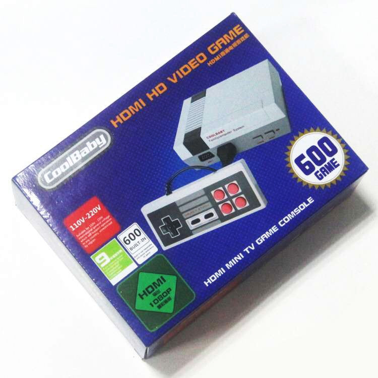 Retro Klassische TV Mini HDMI HD Videospielkonsole, eingebaut 600 Spiele, EU-Stecker, 600 Spiele (EU-Stecker), 600 Spiele (US-Stecker)