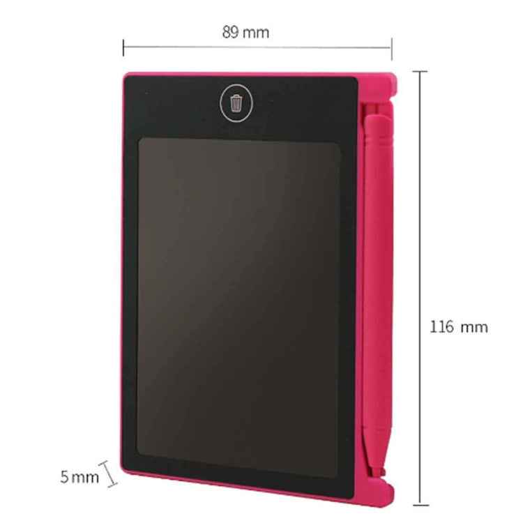 CHUYI 4,4 Zoll LCD-Schreibtafel Tragbare Elektronische Schreib- und Zeichentafel Notizblöcke mit Stylus für Zuhause, Schule, Büro, 4,4 Zoll Pink