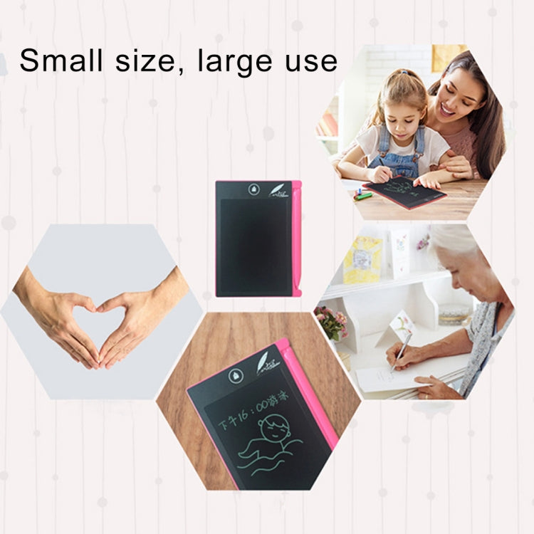 CHUYI 4,4 Zoll LCD-Schreibtafel Tragbare Elektronische Schreib- und Zeichentafel Notizblöcke mit Stylus für Zuhause, Schule, Büro, 4,4 Zoll Pink