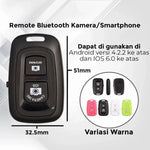 Doppeltaste Bluetooth Fernbedienung Kamera-Auslöser Selbstauslöser