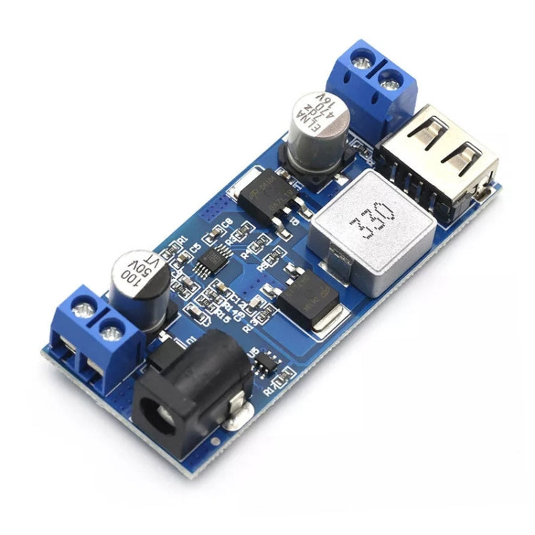 DC 24V/12V zu 5V 5A Abwärtswandler Stromversorgungs-Konverter USB Lade-Spannungsreduktionsmodul