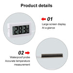 Mini LCD Indoor Digital Thermometer (Celsius Display), (Celsius Display) (Black), (Celsius Display) (White)