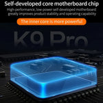 K9 Pro Berührungsloses, Freisprech-Thermomenter mit lichtempfindlichem Abstandssensor + 1000ml Automatischer Berührungsloser Flüssigseifenspender mit Standfuß, K9 Pro
