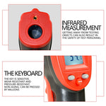 Wintact WT320 -50 Grad C~380 Grad C Handheld Tragbares Outdoor Berührungsloses Digitales Infrarot-Thermometer, WT320