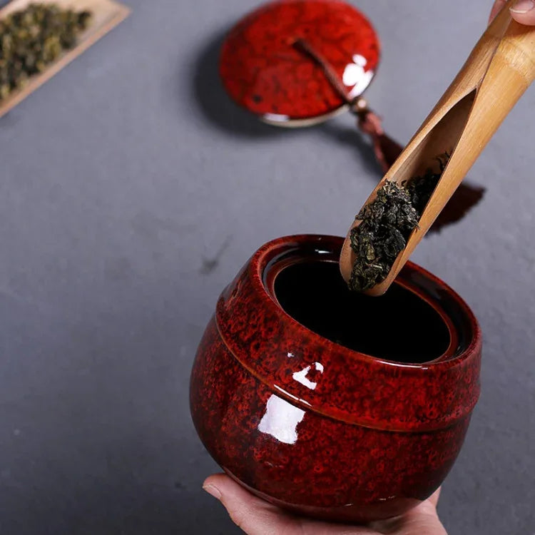 Mini-Teekanne aus Keramik, hergestellt im Ofen, feuchtigkeitsbeständig, mit versiegeltem Teebehälter