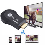 M4 Plus Kabelloser WiFi Display Dongle Receiver Airplay Miracast DLNA 1080P HDMI TV Stick für iPhone, Samsung und andere Android Smartphones, M4 Plus