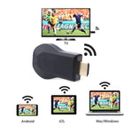 M4 Plus Kabelloser WiFi Display Dongle Receiver Airplay Miracast DLNA 1080P HDMI TV Stick für iPhone, Samsung und andere Android Smartphones, M4 Plus