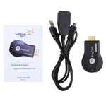 M4 Plus Kabelloser WiFi Display Dongle Receiver Airplay Miracast DLNA 1080P HDMI TV Stick für iPhone, Samsung und andere Android Smartphones, M4 Plus
