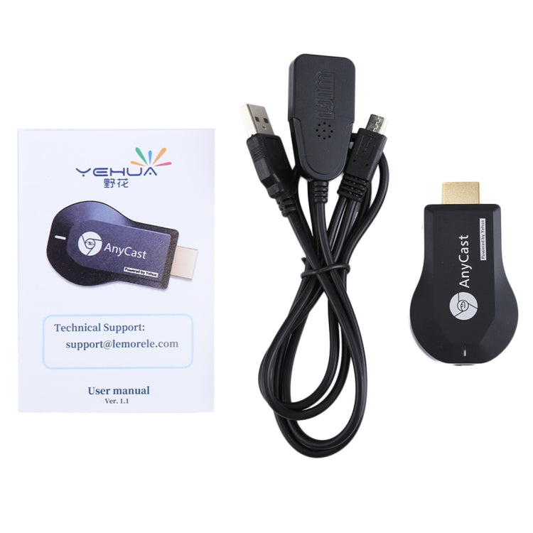 M4 Plus Kabelloser WiFi Display Dongle Receiver Airplay Miracast DLNA 1080P HDMI TV Stick für iPhone, Samsung und andere Android Smartphones, M4 Plus