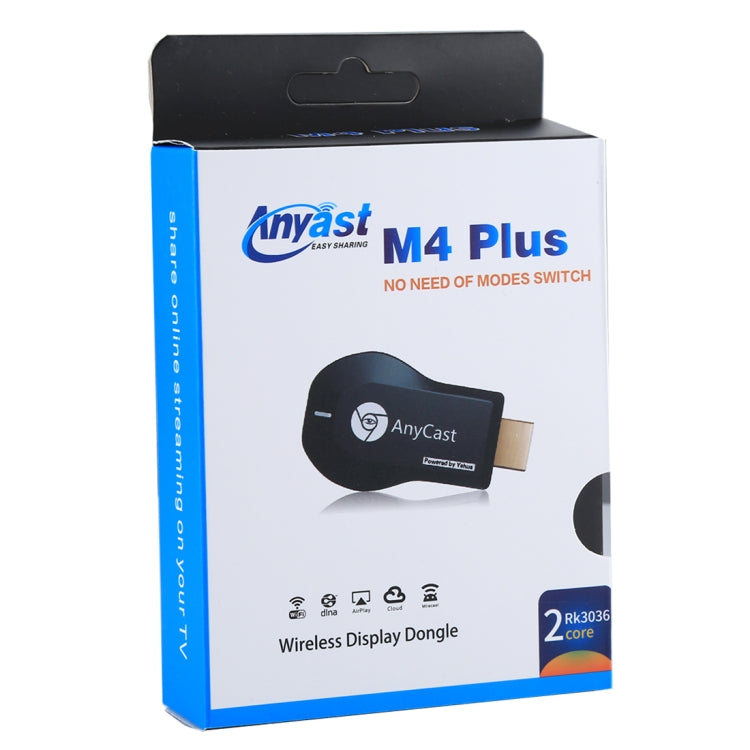 M4 Plus Kabelloser WiFi Display Dongle Receiver Airplay Miracast DLNA 1080P HDMI TV Stick für iPhone, Samsung und andere Android Smartphones, M4 Plus