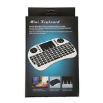 Unterstützte Sprache: Arabisch i8 Air Mouse Kabellose Tastatur mit Hintergrundbeleuchtung und Touchpad für Android TV Box, Smart TV, PC, Tablet, Xbox 360, PS3 und HTPC/IPTV, Arabisch