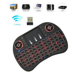 Unterstützte Sprache: Arabisch i8 Air Mouse Kabellose Tastatur mit Hintergrundbeleuchtung und Touchpad für Android TV Box, Smart TV, PC, Tablet, Xbox 360, PS3 und HTPC/IPTV, Arabisch