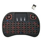 Unterstützte Sprache: Russisch. i8 Air Mouse Kabellose Tastatur mit Hintergrundbeleuchtung und Touchpad für Android TV Box, Smart TV, PC, Tablet, Xbox 360, PS3 und HTPC/IPTV, Russisch.