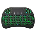 Unterstützte Sprache: Russisch. i8 Air Mouse Kabellose Tastatur mit Hintergrundbeleuchtung und Touchpad für Android TV Box, Smart TV, PC, Tablet, Xbox 360, PS3 und HTPC/IPTV, Russisch.