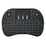 Unterstützte Sprache: Englisch i8 Air Mouse Kabellose Tastatur mit Hintergrundbeleuchtung und Touchpad für Android TV Box, Smart TV, PC, Tablet, Xbox 360, PS3 und HTPC/IPTV, Englisch