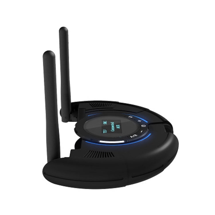 TX800 Optische Faser Bluetooth 5.0 Sender Empfänger Audio Adapter mit Dual-Antennen & OLED-Anzeige