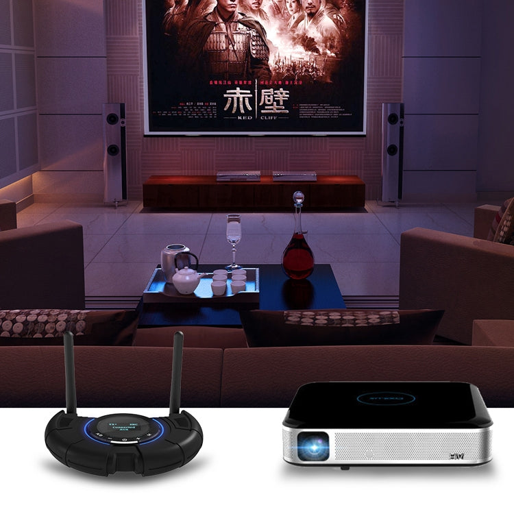 TX800 Optische Faser Bluetooth 5.0 Sender Empfänger Audio Adapter mit Dual-Antennen & OLED-Anzeige