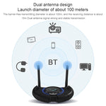 TX800 Optische Faser Bluetooth 5.0 Sender Empfänger Audio Adapter mit Dual-Antennen & OLED-Anzeige