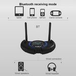 TX800 Optische Faser Bluetooth 5.0 Sender Empfänger Audio Adapter mit Dual-Antennen & OLED-Anzeige