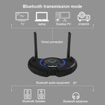 TX800 Optische Faser Bluetooth 5.0 Sender Empfänger Audio Adapter mit Dual-Antennen & OLED-Anzeige